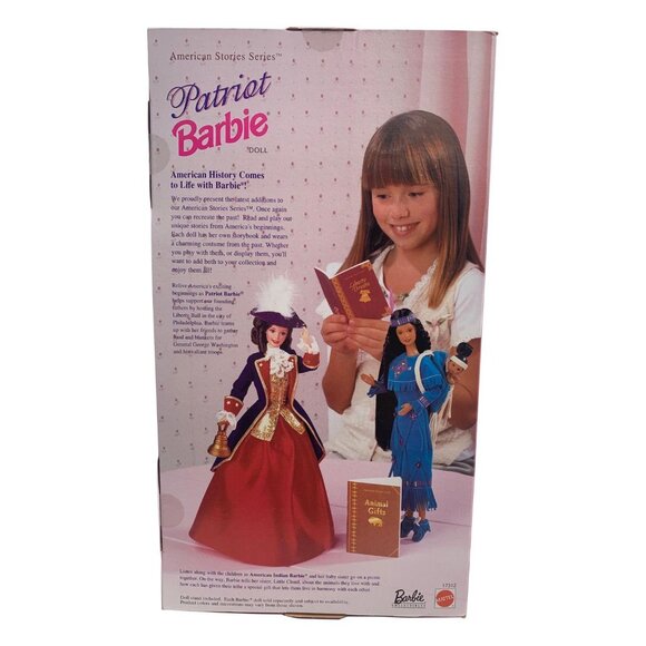 1996 Patriot Barbie Doll American Stories Series Collector Edition #17312 NIB - Picture 2 of 5